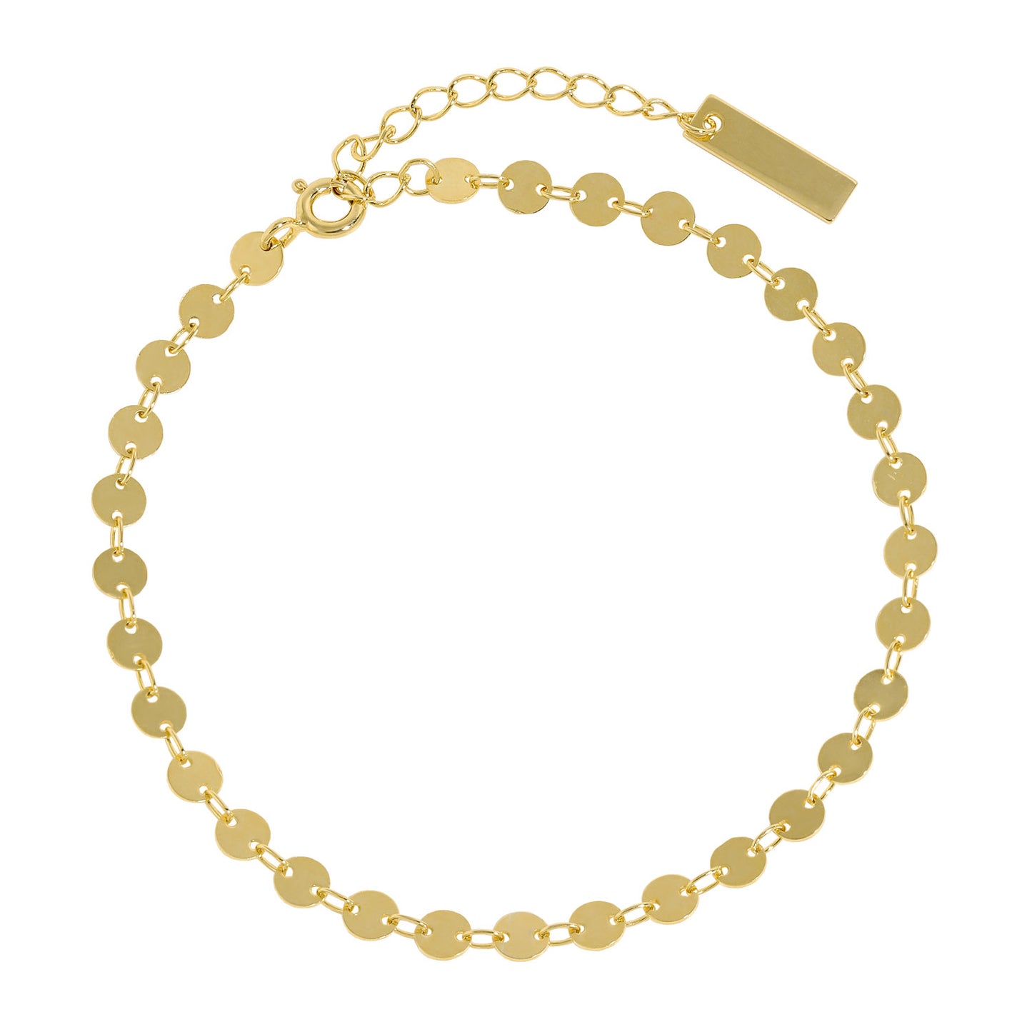 Round Diskette Anklet/Bracelet