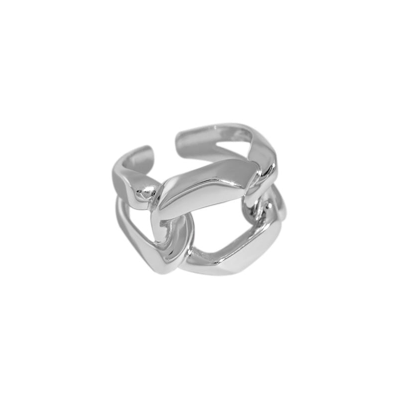 Hollow Wide Chain Ring