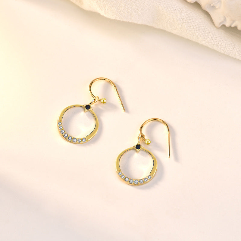 Simple Hollow Circle Earrings