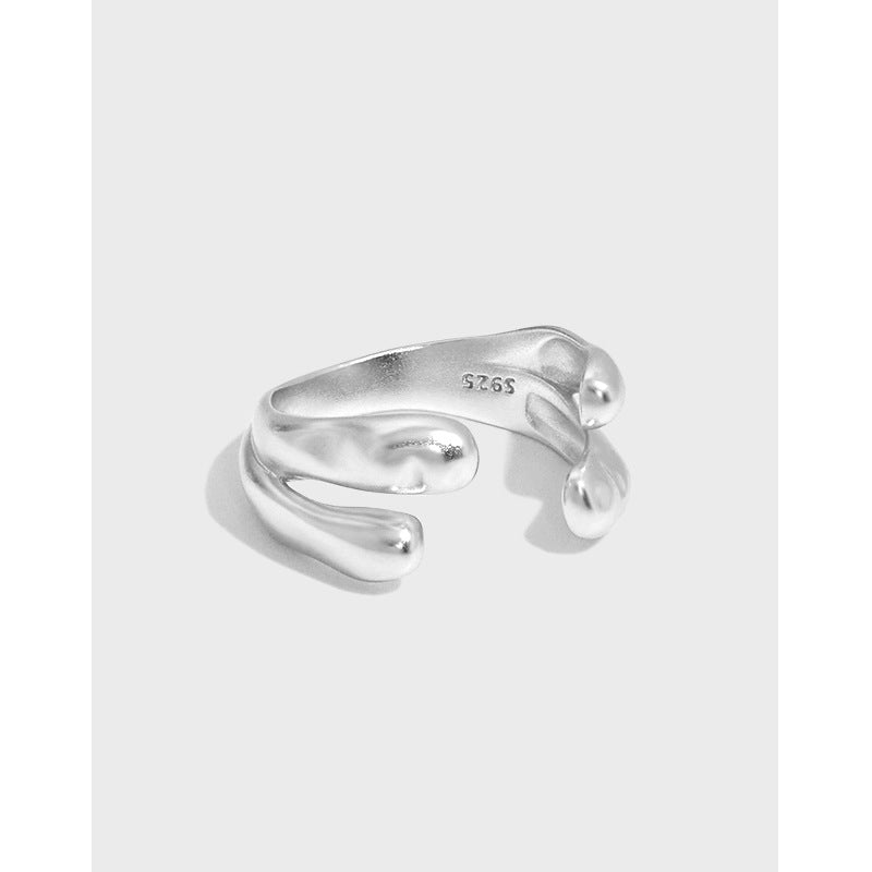 Double Layers Water Drop Ring