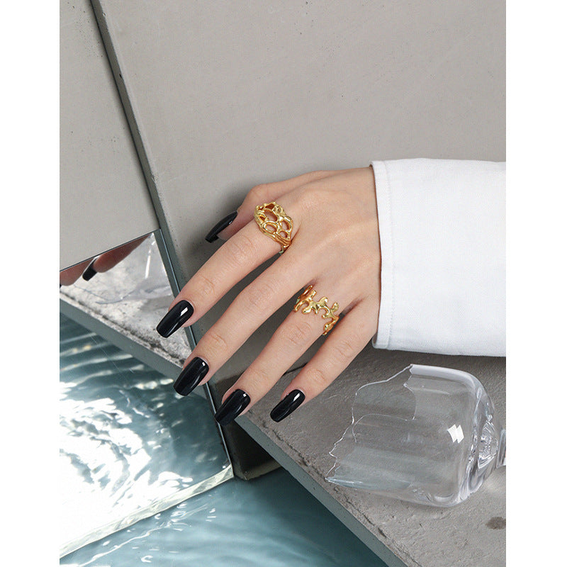 Wide Heart Ring
