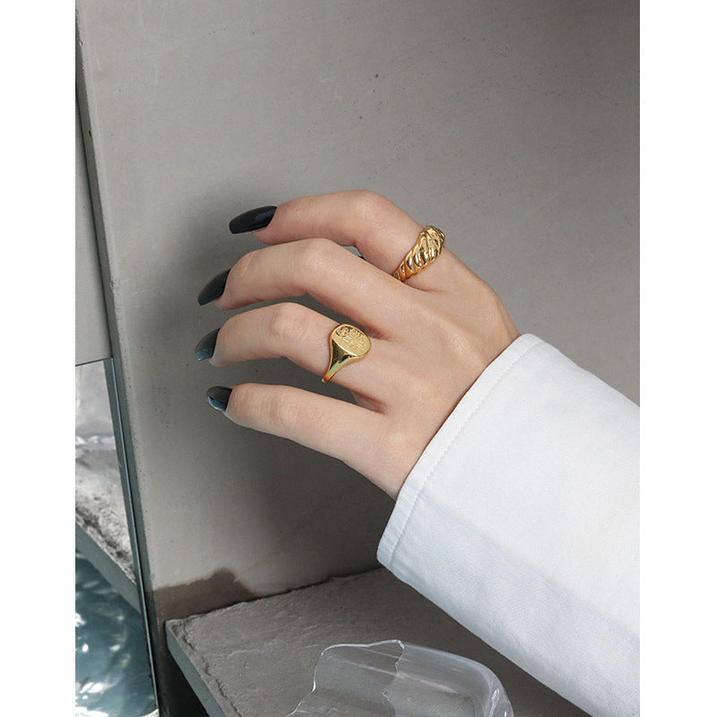 Wide Office Ring