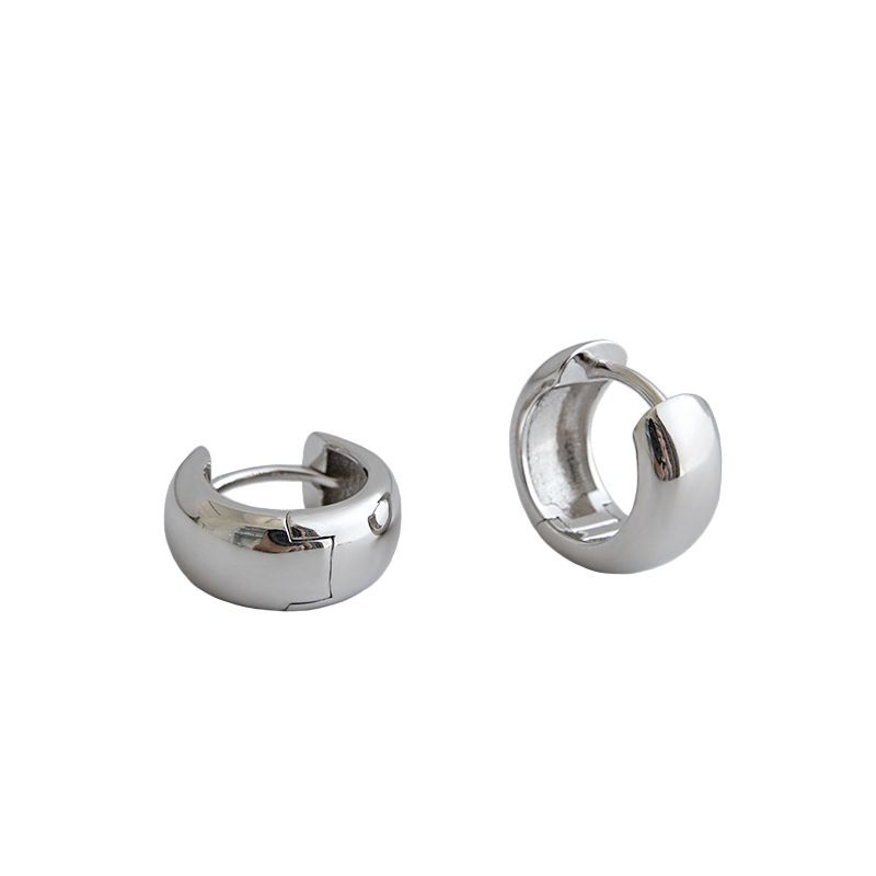 Mini Wide Circle Earrings