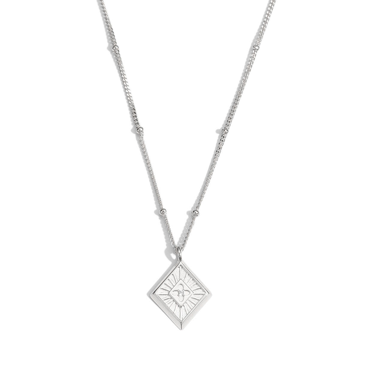 Geometry Rhombus Necklace