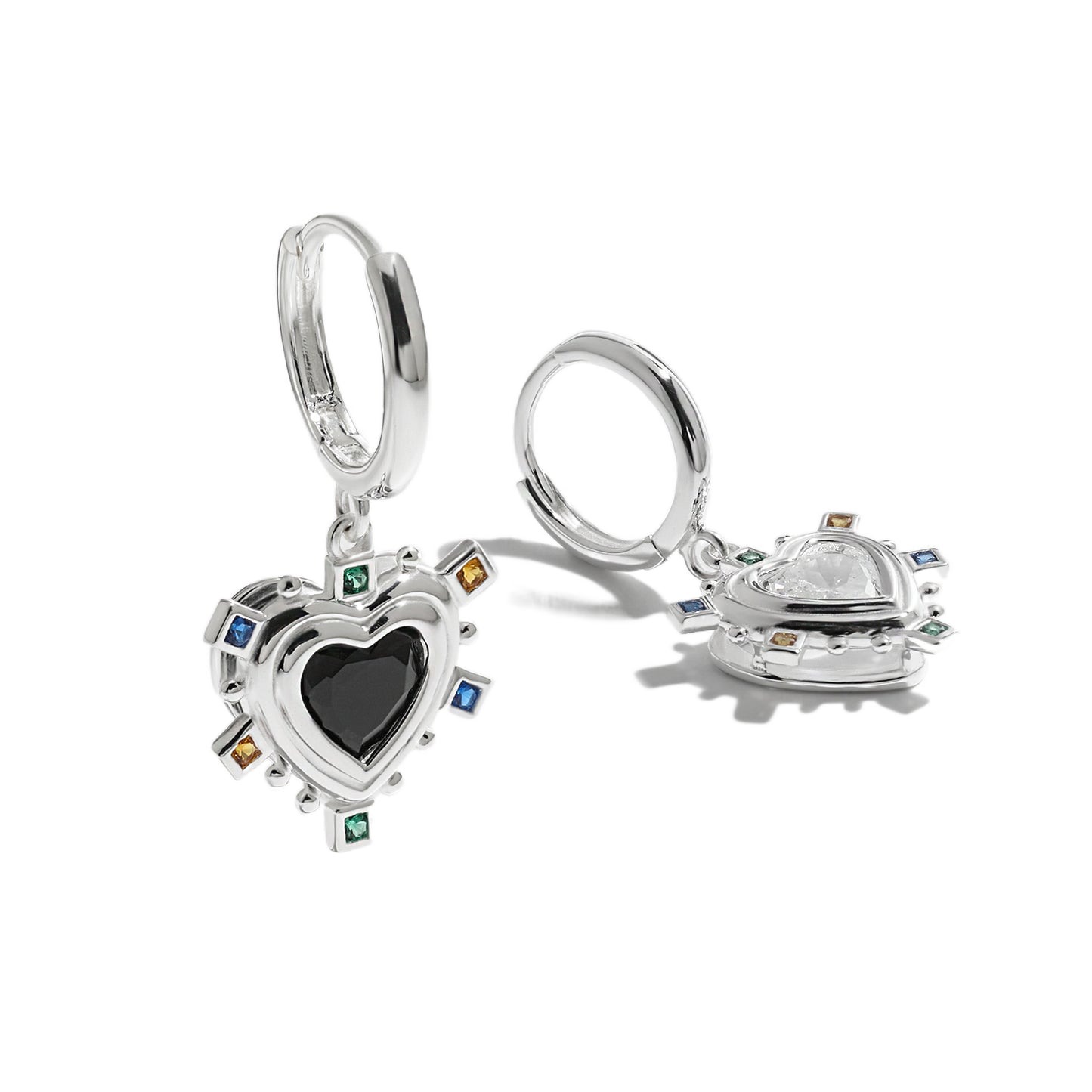 Heart Dangling Earrings