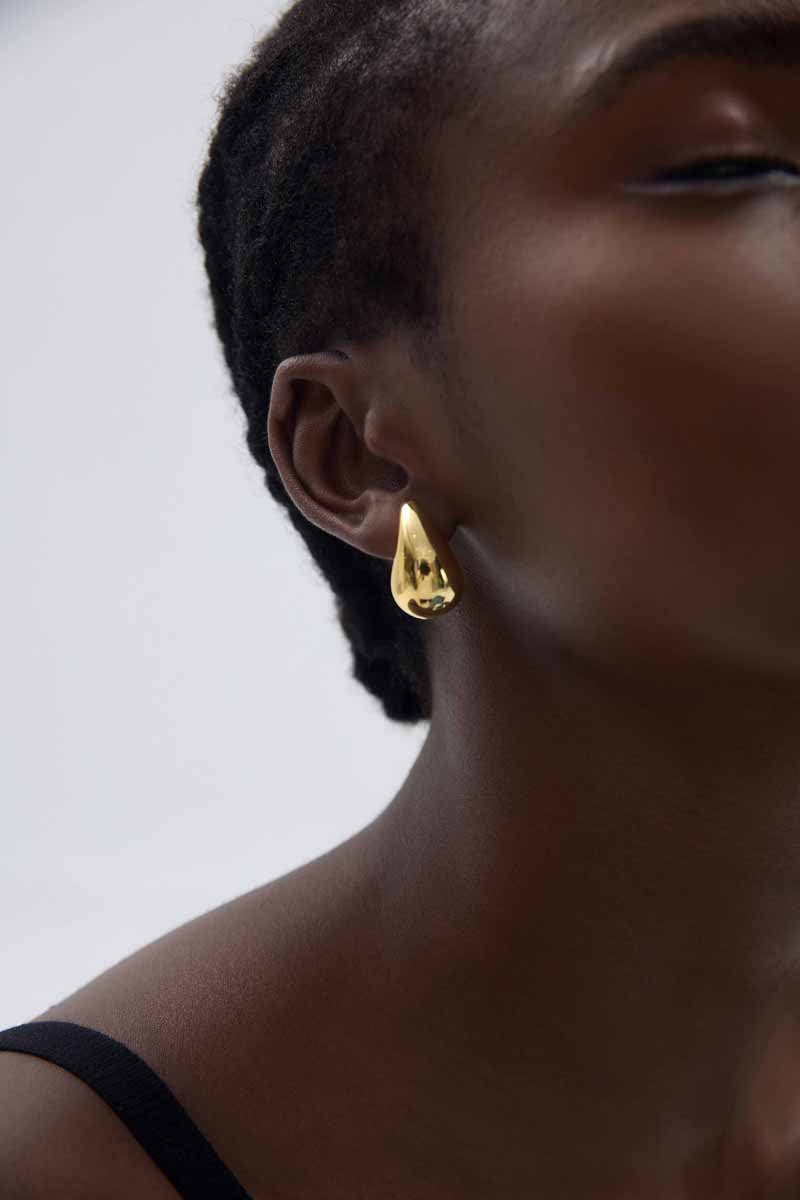 Middle Drop Water Earrings