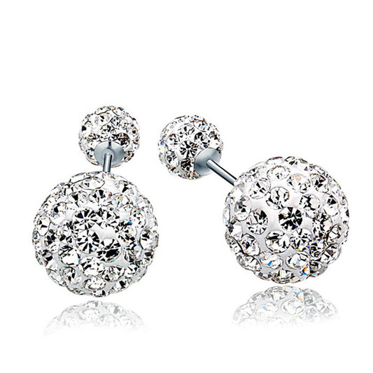 Micro Setting Ball Earrings