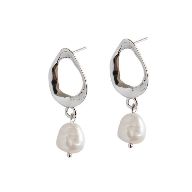 Unique Natural Pearl Earrings