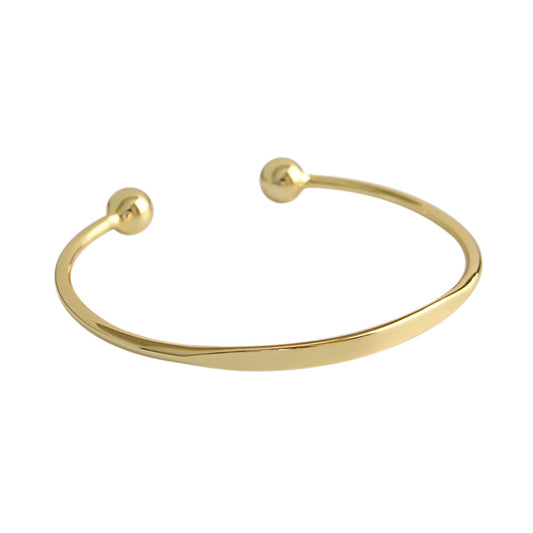 Simple Gold Beads Bangle