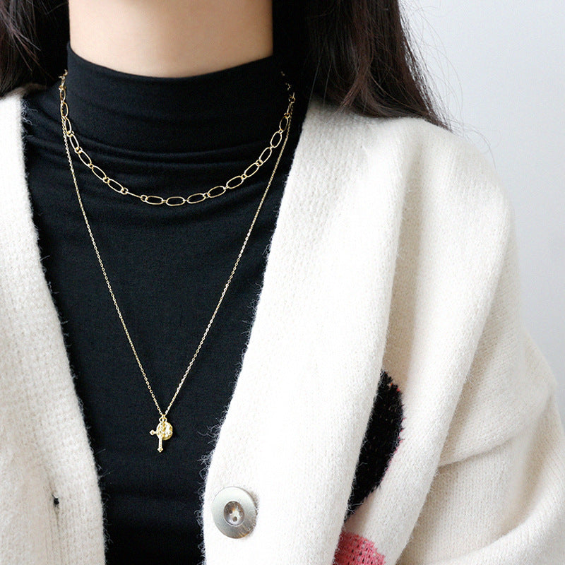 Casual Cross Necklace