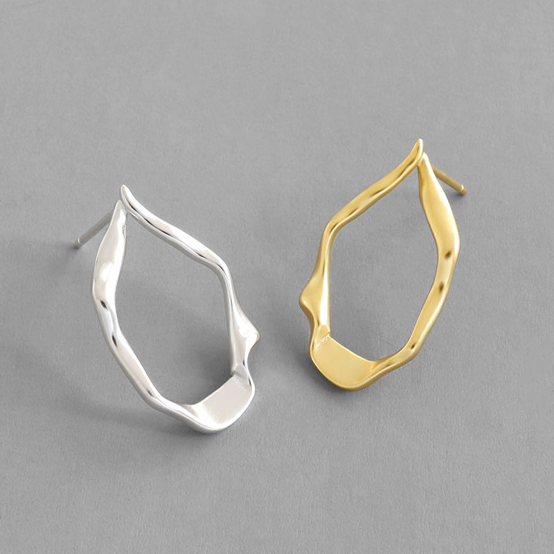 Geometry Oval Earrings