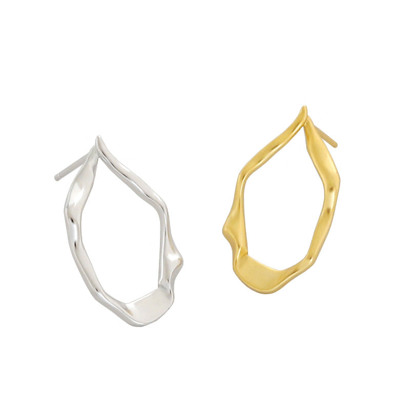 Geometry Oval Earrings