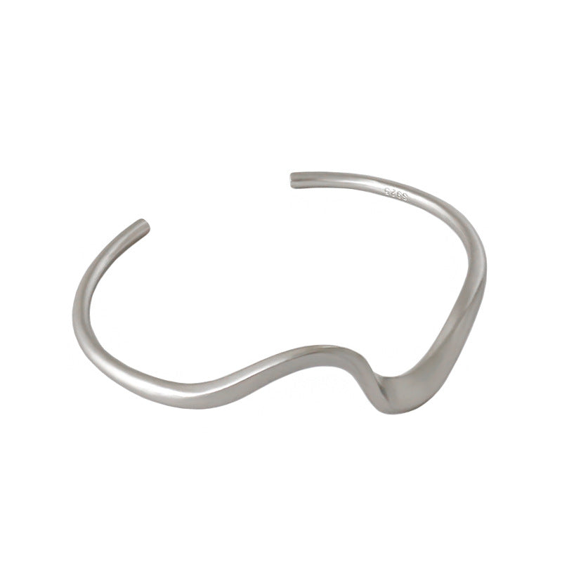 Simple Irregular Wave Bangle