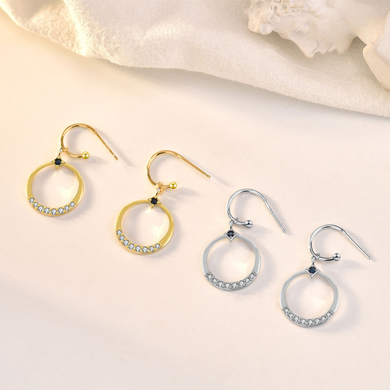 Simple  Hollow Circle Earrings