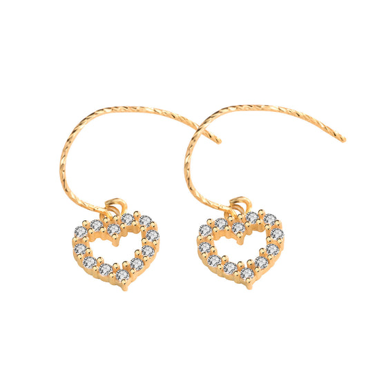 Hot Heart Dangling Earrings