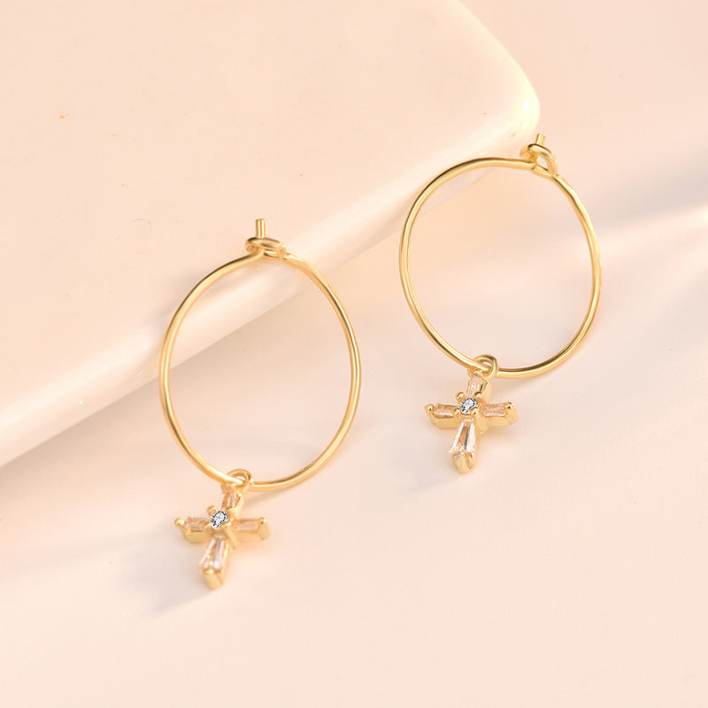 Classic Cross Earrings