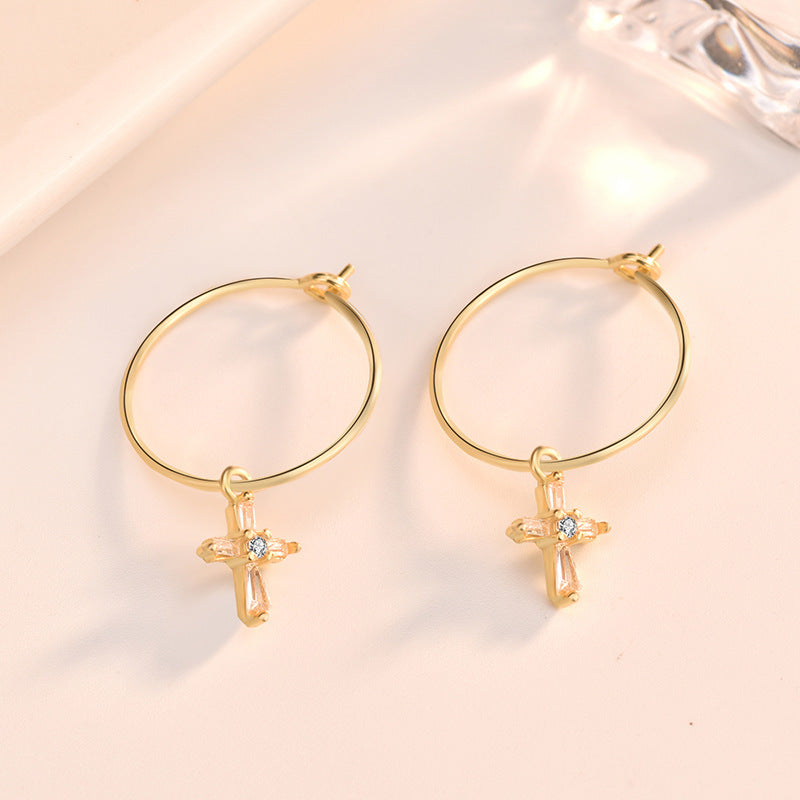 Classic Cross Earrings