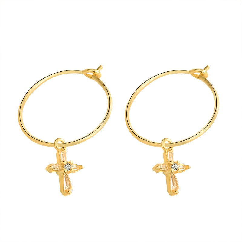 Classic Cross Earrings