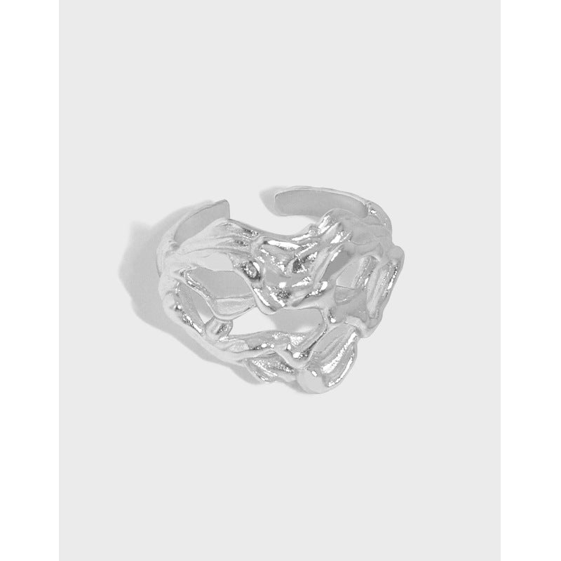 Wide Heart  Ring