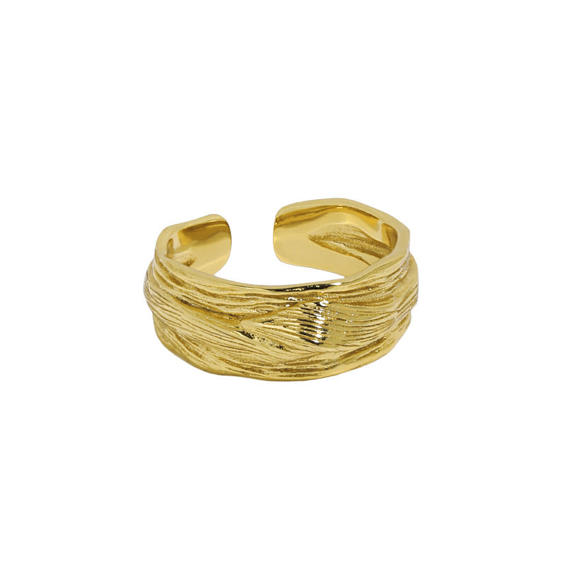 Irregular River Wave Ring