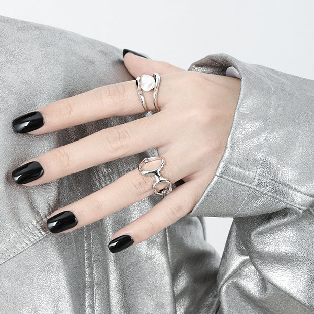 Double Layers Baroque Ring