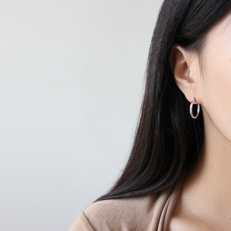 Hollow Circular Earrings