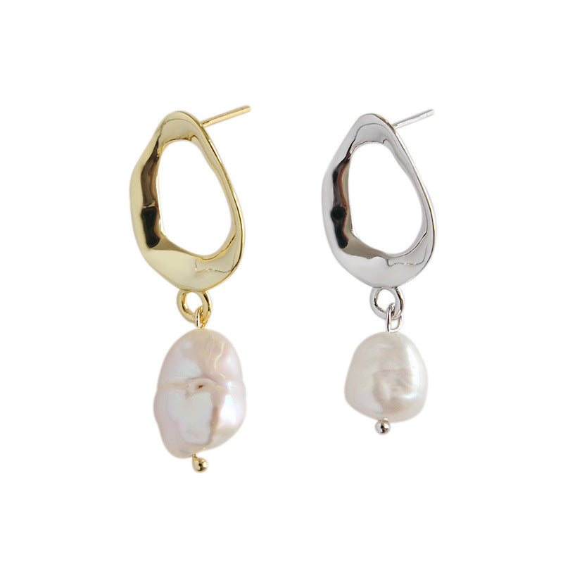 Unique Natural Pearl Earrings