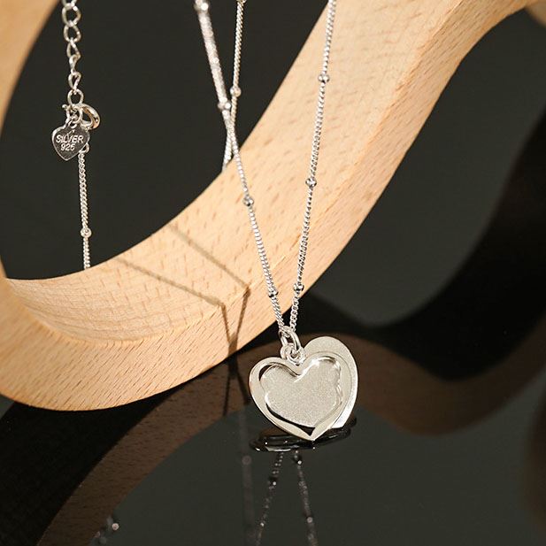 Irregular Heart Love Necklace