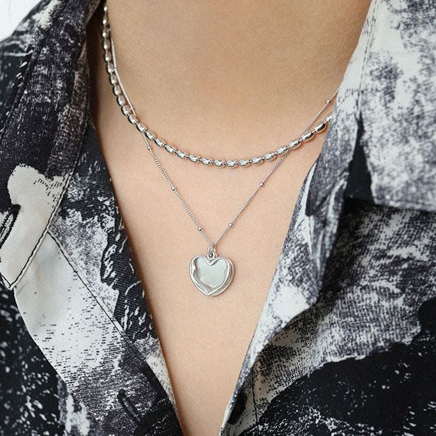 Irregular Heart Love Necklace