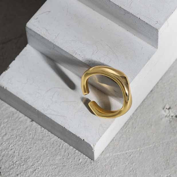 Minimalism Hollow Ring