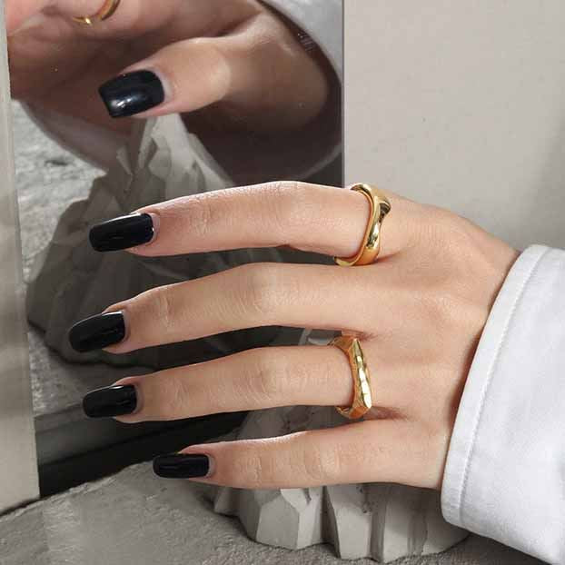 Minimalism Hollow Ring