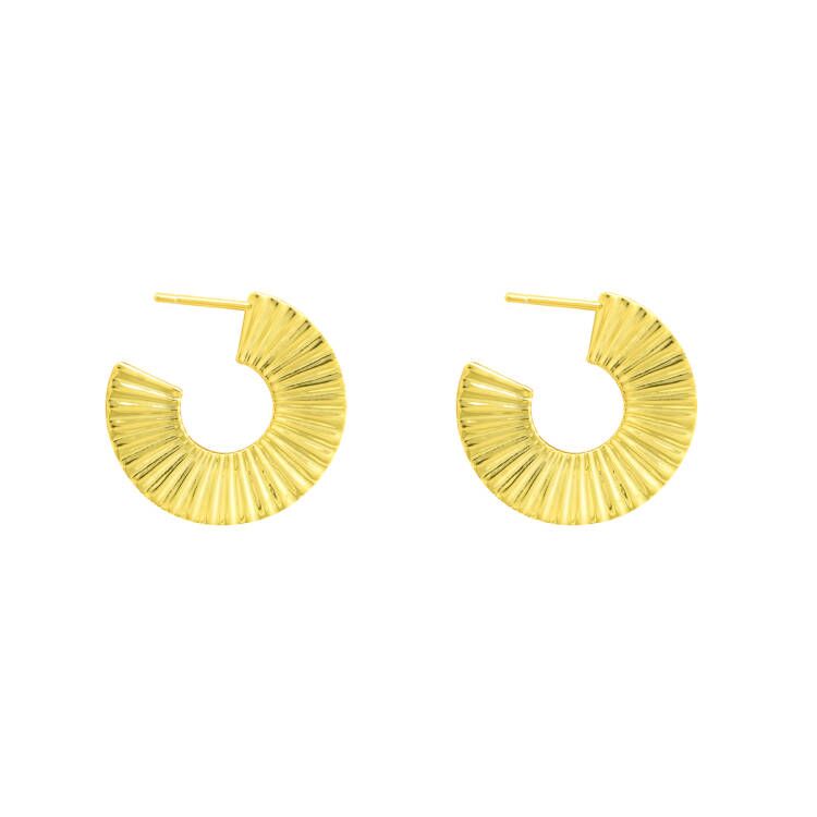 Sector Circle Earrings