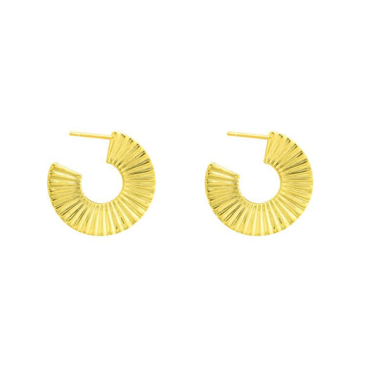 Sector Circle Earrings